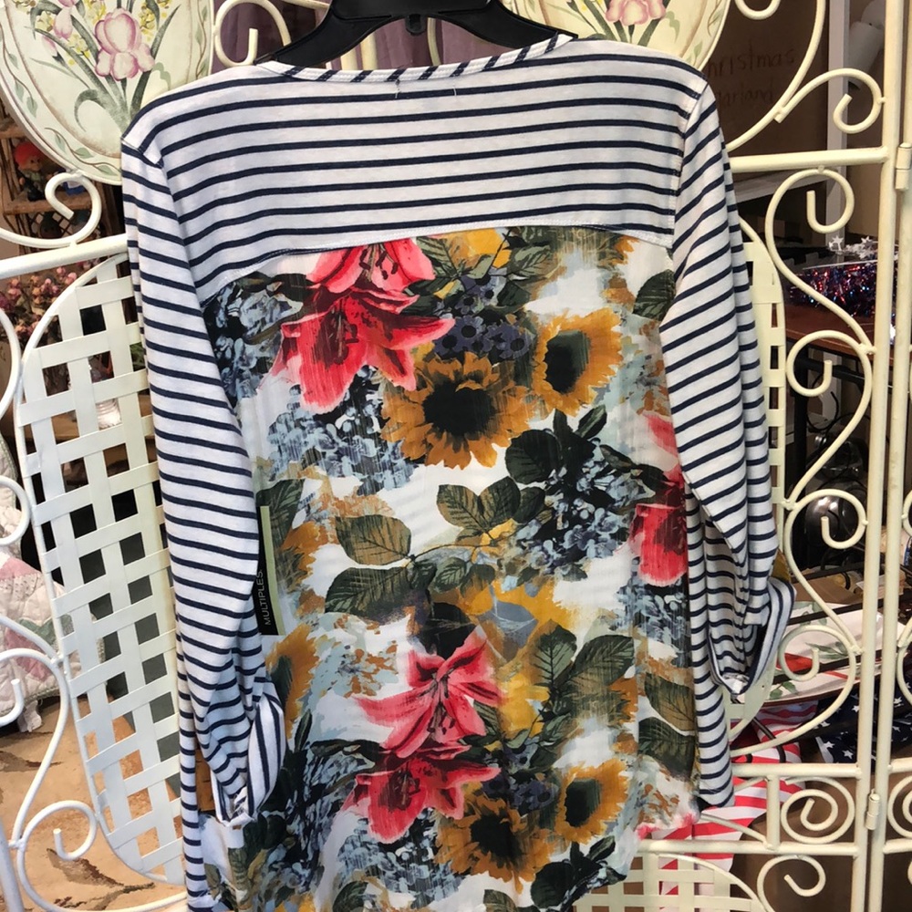 Multiples stripped blouse - Picture 2 of 3